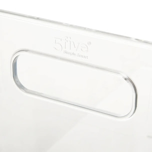 Panier plastique 15x31cm "Selena" transparent