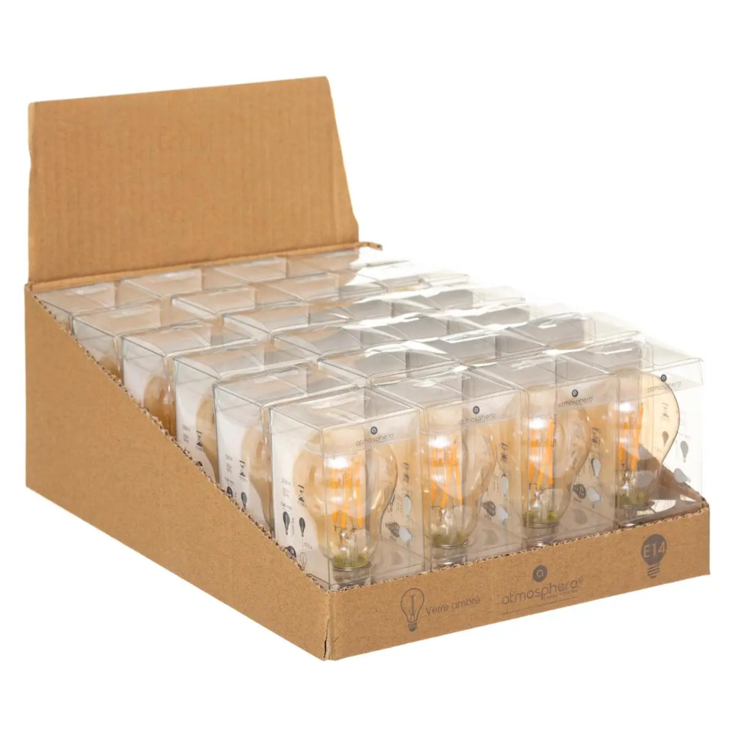 Ampoule LED "Standard" ambrée - filament droit E14