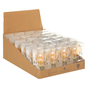 Ampoule LED "Standard" ambrée - filament droit E14