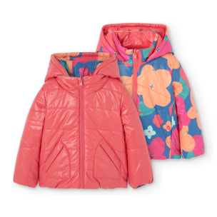 Parka reversible tejido técnico de niña