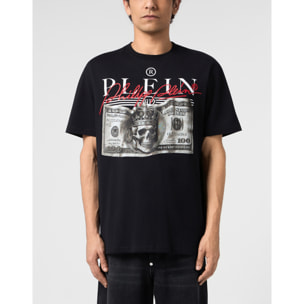 PHILIPP PLEIN Camiseta de cuello redondo y manga corta SIGNATURE