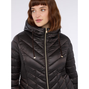 Fiorella Rubino - Plumífero acolchado con capucha - Marrón