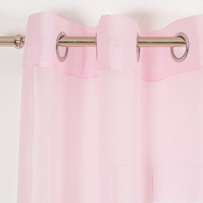 Cortina molly rosa