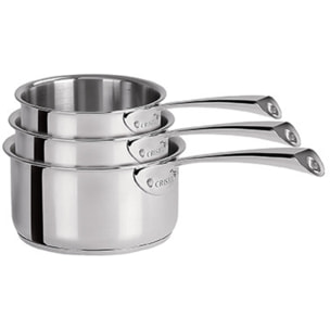 Série 3 casseroles Casteline fixe