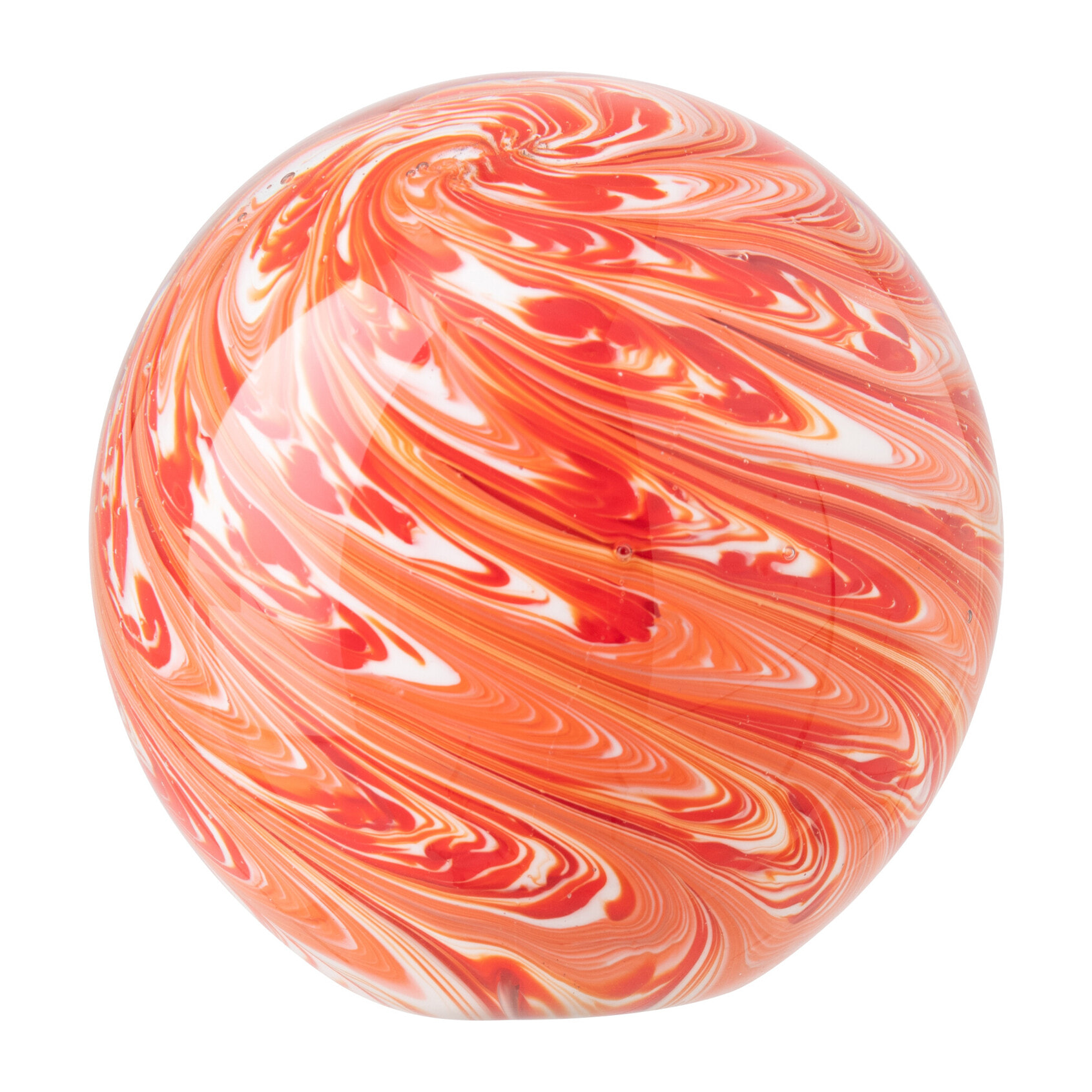 J-Line Presse-papier Balle - verre - orange - large