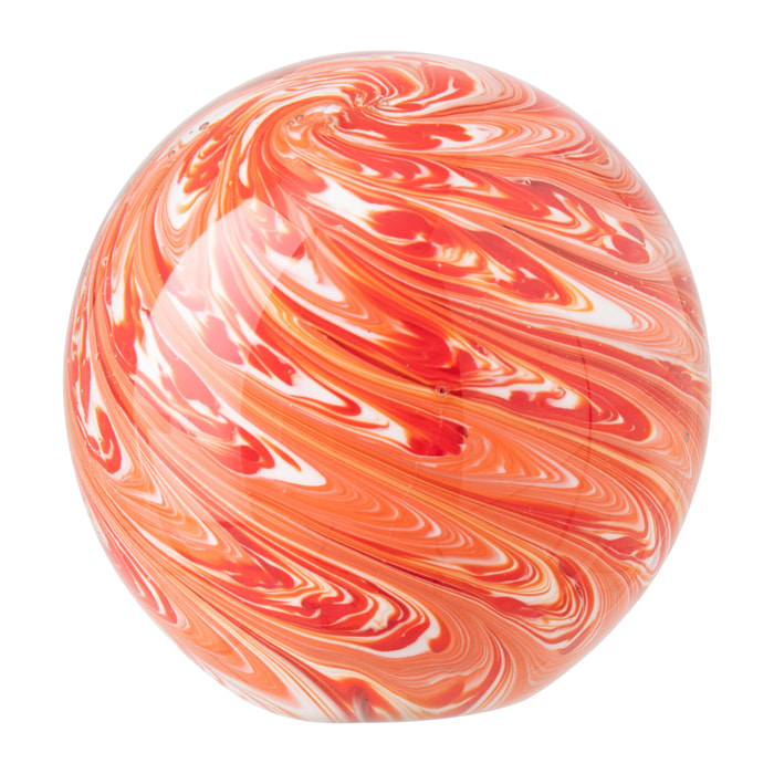 J-Line Presse-papier Balle - verre - orange - large