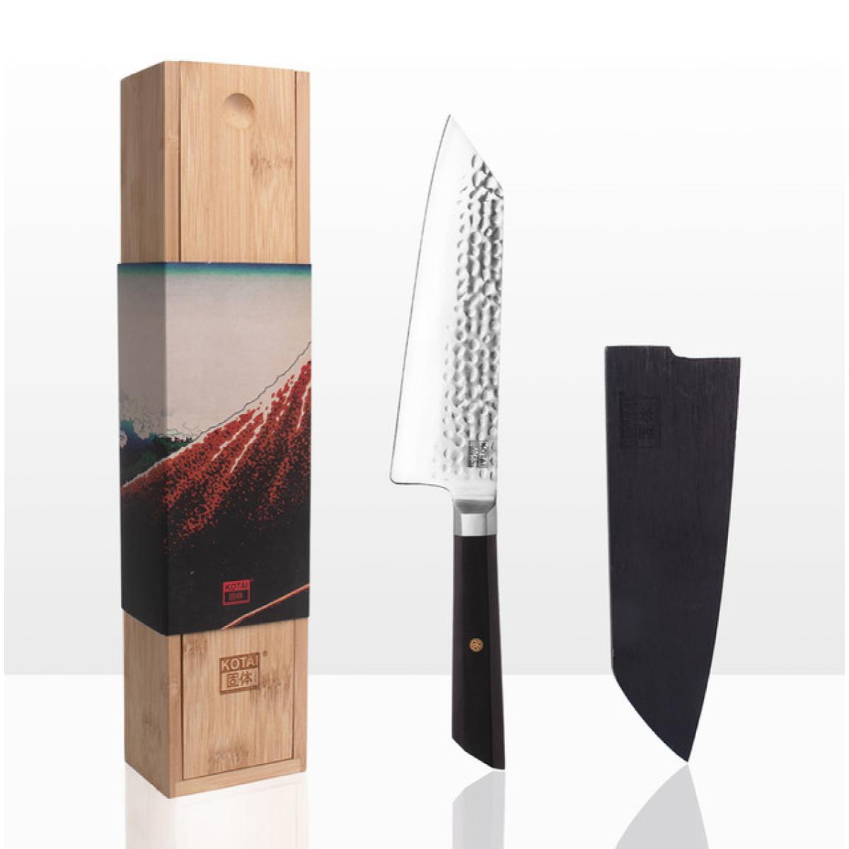 Cuchillo ''Santoku Bunka'' | acero 440C | L: 17 cm