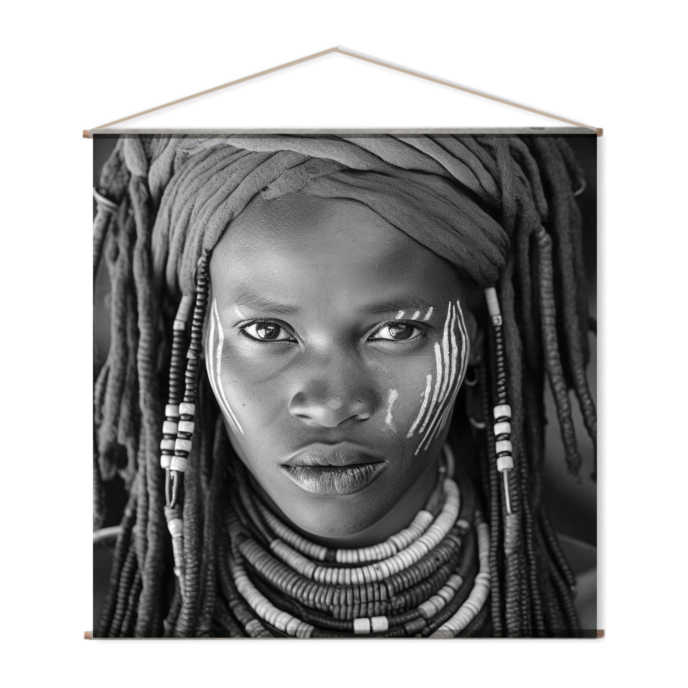 Toile murale femme - Noir