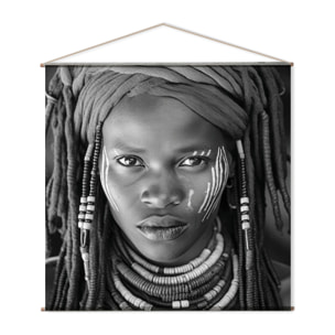 Toile murale femme - Noir