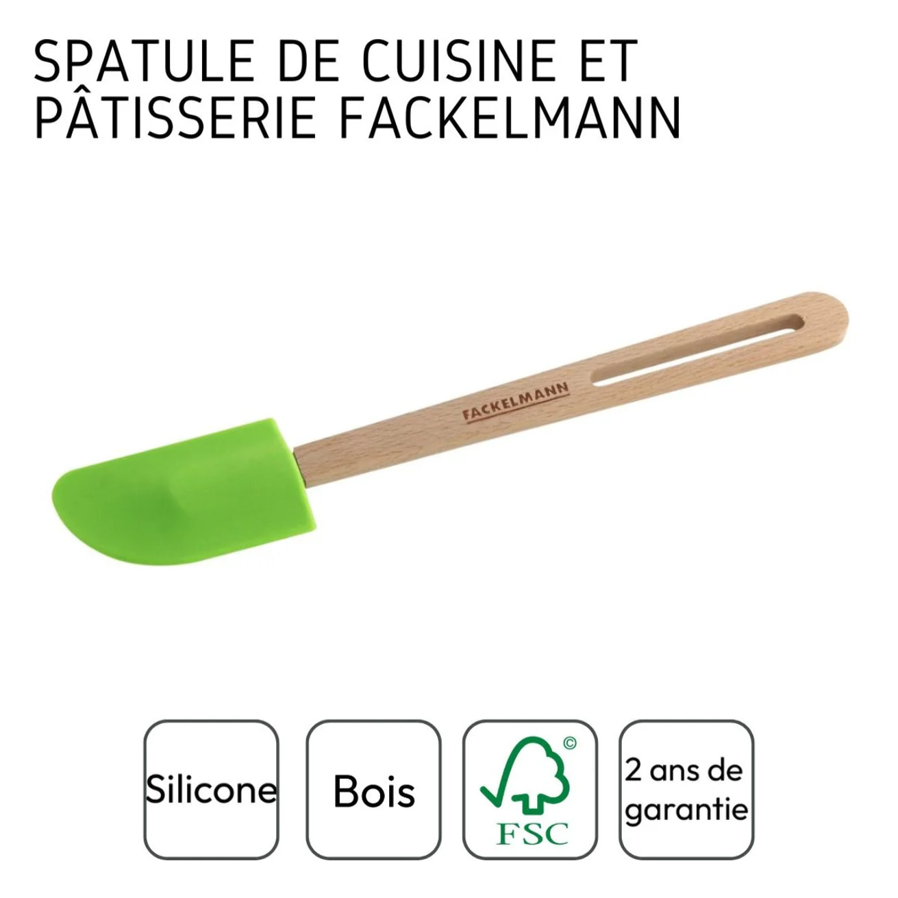 Ensemble de 2 Spatules de cuisine et de pâtisserie 30 cm Fackelmann