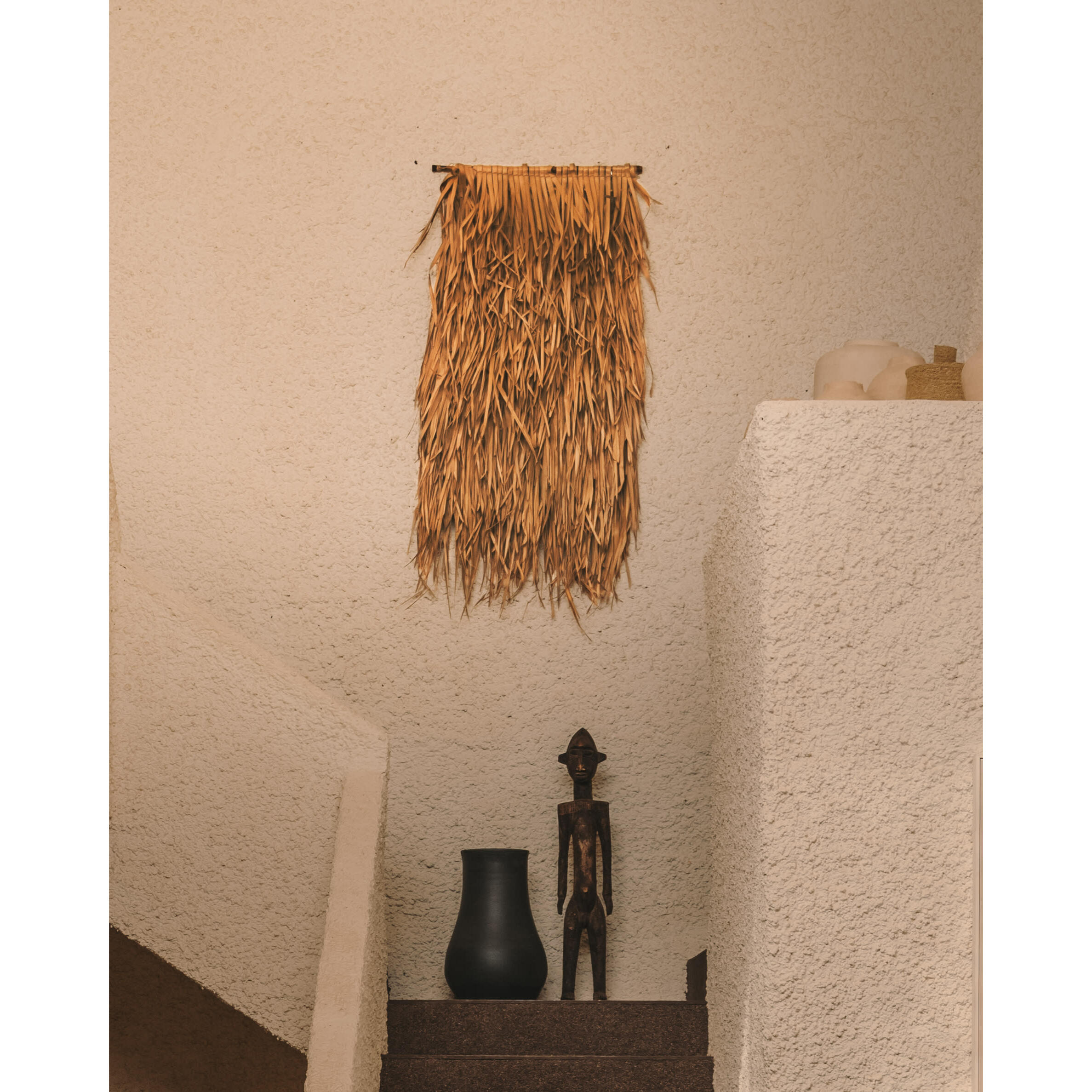 Panneau Décoratif 90 X 93 Cm Fibres Naturelles SOLIL