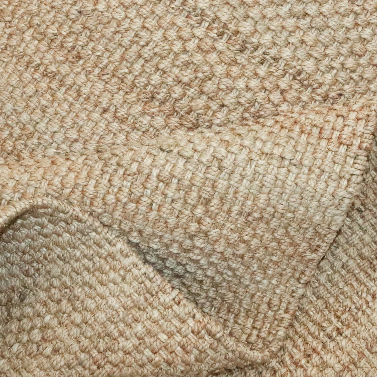 Tapis jute fait main motif uni FONO