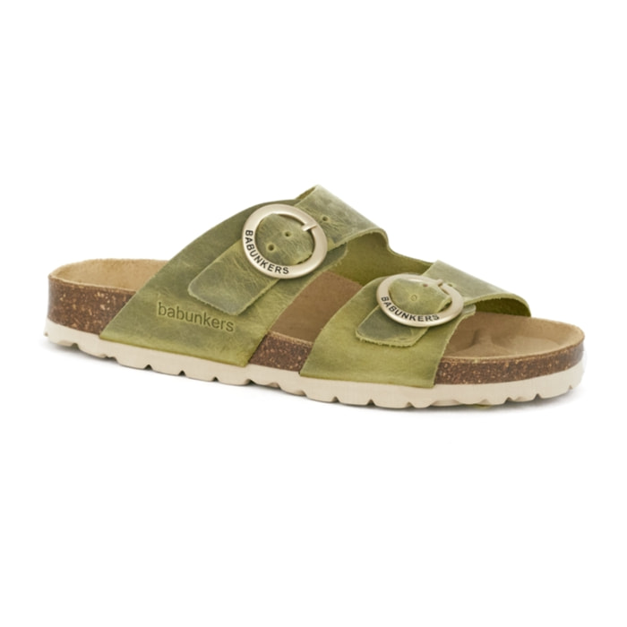 SANDALIA IBIZA BABUNKERS VERDE