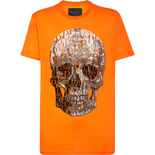 PHILIPP PLEIN T-Shirt Round Neck SKULL AND PLEIN