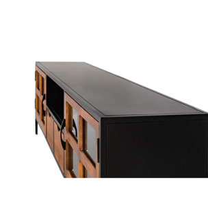 Mueble TV de Madera de Mango 180 Cm Estilo Industrial