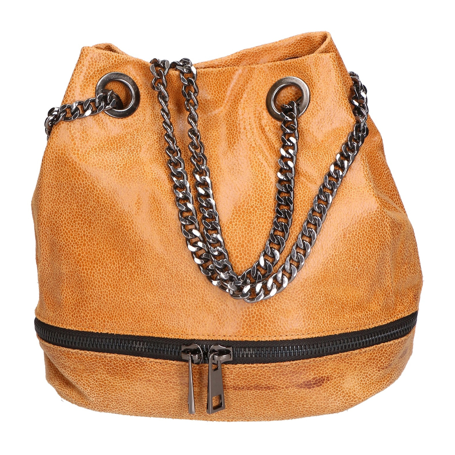 Borsa a spalla da donna - Modello Cora - Vera pelle - 30.0 x 26.0 x 17.0 cm