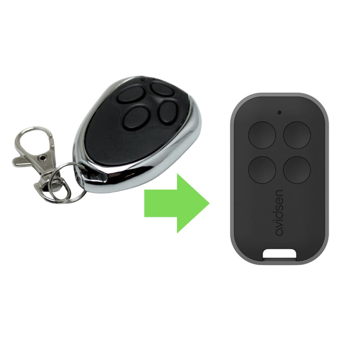 Télécommande motorisation ZT10 (ref 580419A) Avidsen