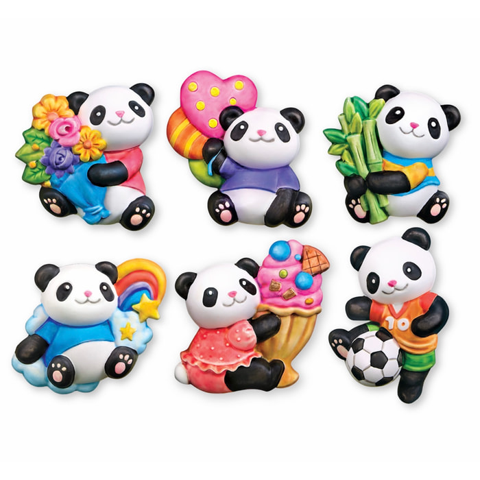 Modella & Dipingi Simpatici Panda