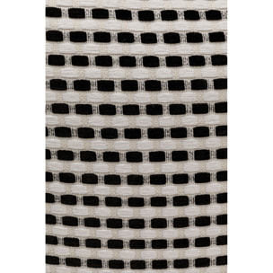 Coussin Jacky noir et blanc Kare Design