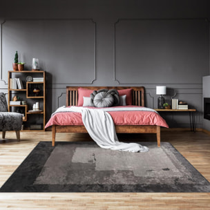 Tapis kilim tissé en coton motif abstrait DONE