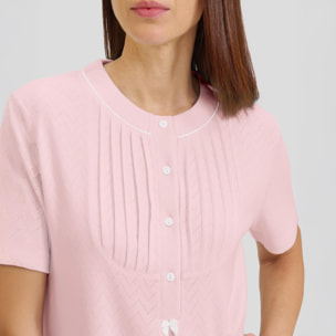 Camisón largo rosa