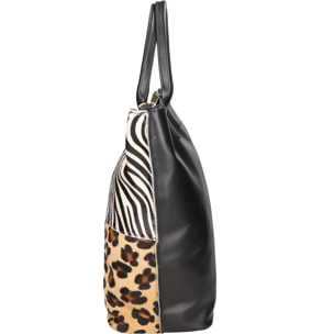 Borsa a mano da donna - Modello Ivony - Vera pelle - 45.0 x 35.0 x 9.0 cm