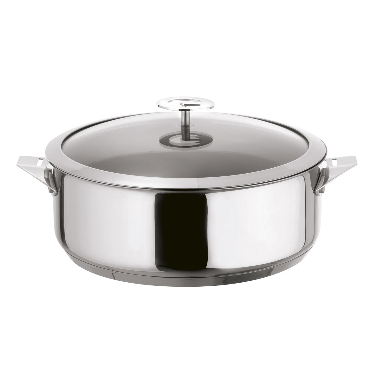 Eclipse - Sauteuse 24cm inox avec couvercle