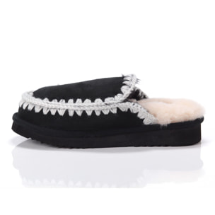 Boots Mou SLIPPER PLAT Nero