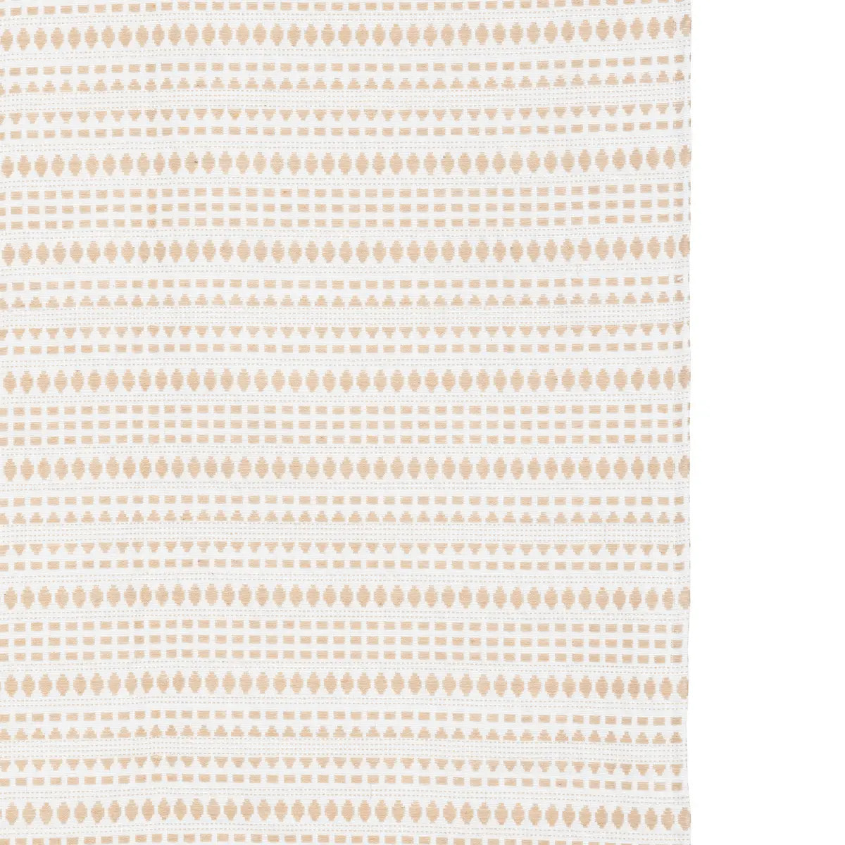 Rideau jacquard "Micah" 130x260cm beige lin