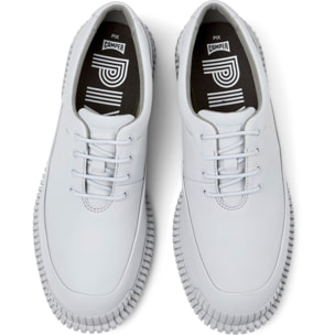 Zapatos de cordones - CAMPER Pix - Gris - Cuero liso