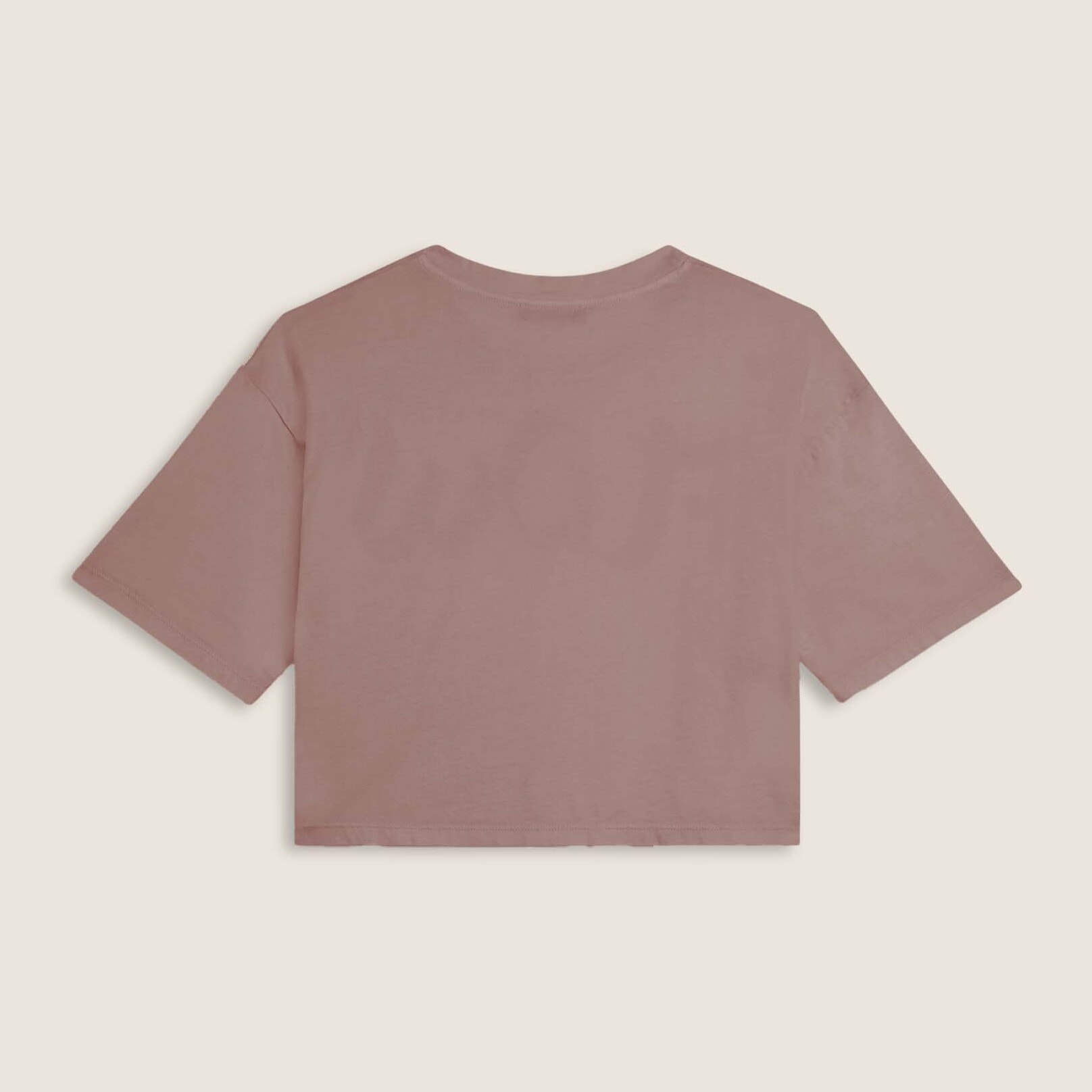 T-shirt cropped con stampa Flow centrale