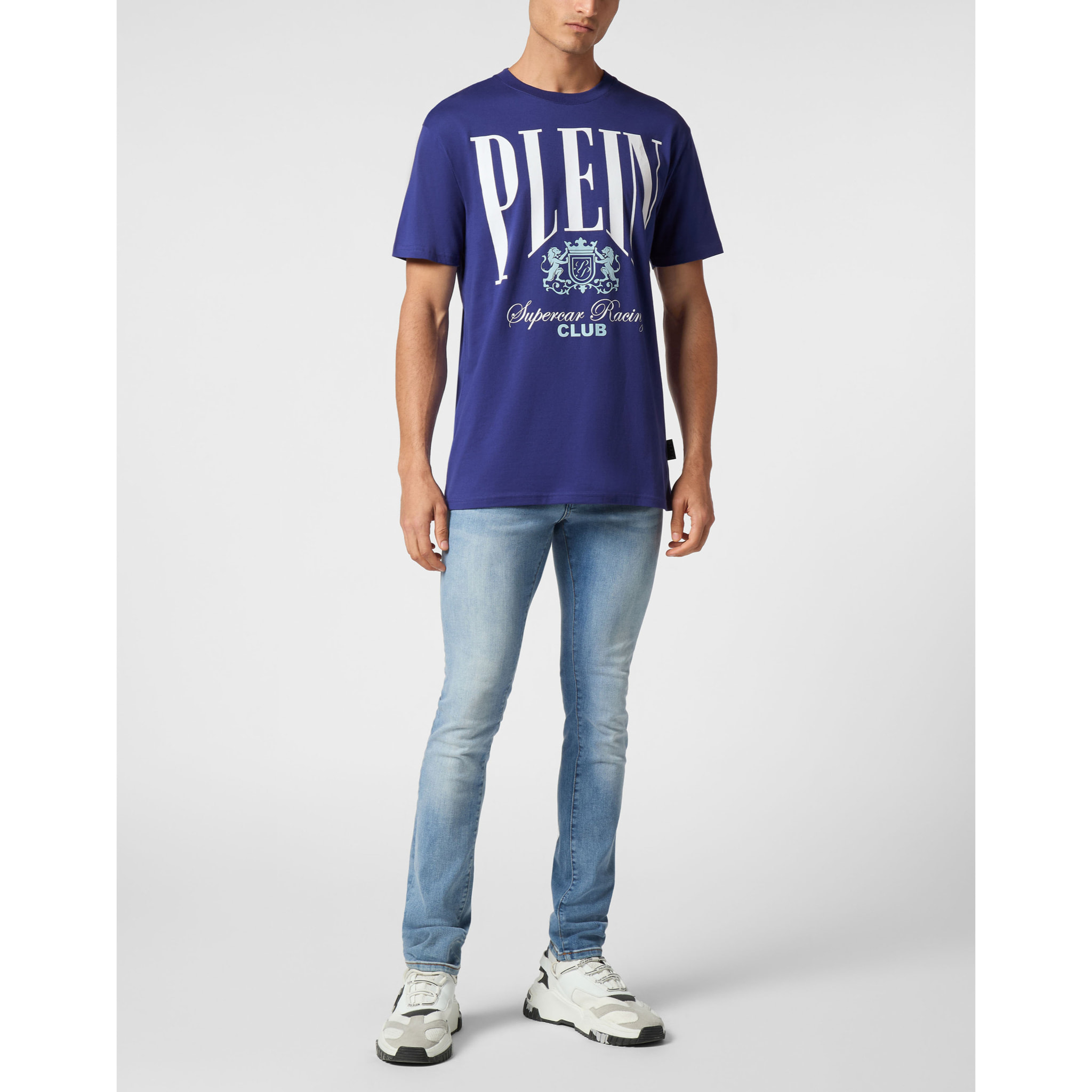 PHILIPP PLEIN Camiseta Cuello Redondo RACING