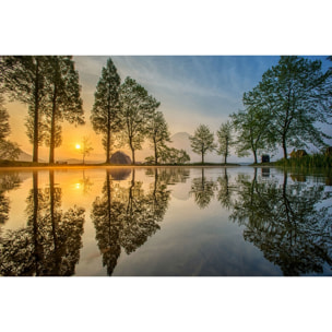 Tableau Reflet du Mont fuji Tableau plexiglas