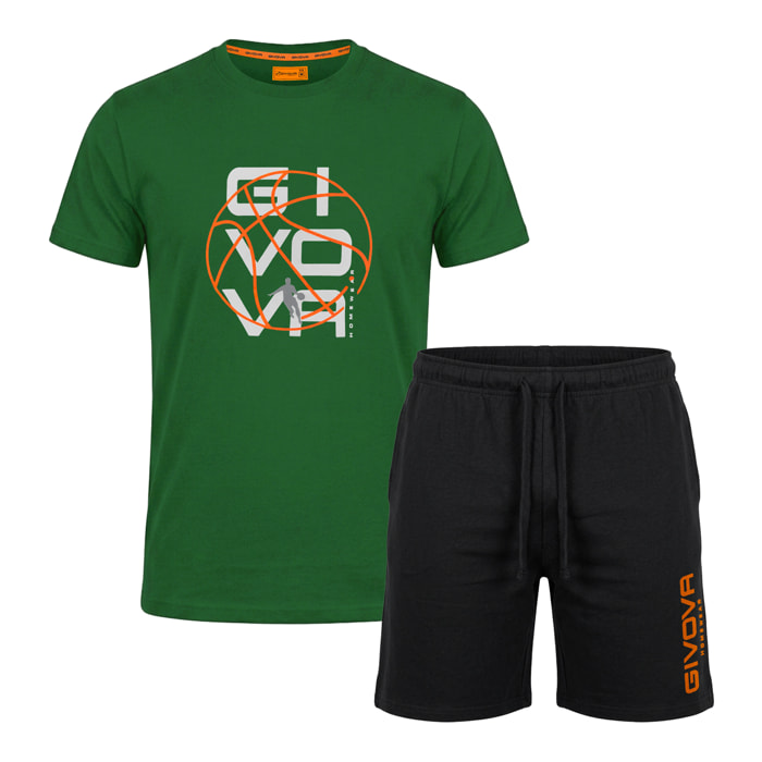 Completo Homewear Uomo Corto GIVOVA Cotone
