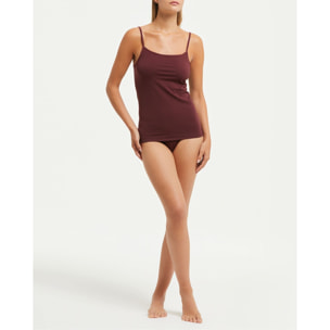 Canotta seamless con spalline sottili