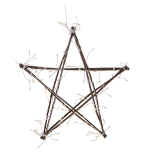 Stella legno - Pezzi 1 - 35xH35x8cm - Bianchi Dino SpA