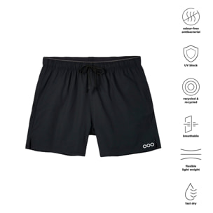 Pantalón corto deportivo para hombre ECOON Milan - Negro