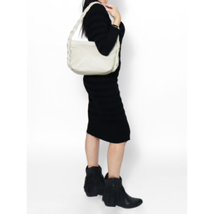 Borsa a spalla da donna - Modello Isara - Vera pelle - 26.0 x 22.0 x 9.0 cm