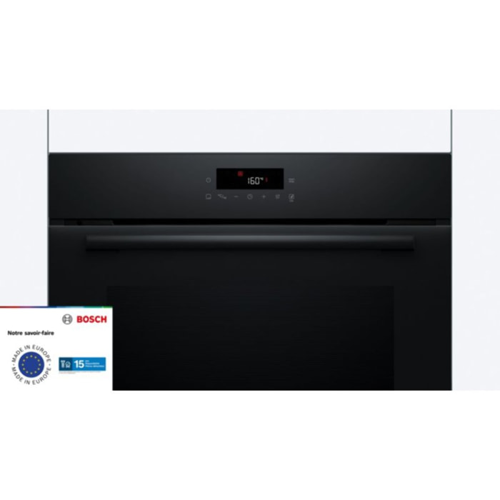 Four encastrable BOSCH HBA572BB4 - Pyrolyse - Chaleur tournante pulsée - Porte froide - 10 Programmes Auto