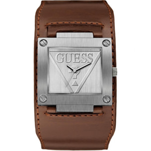 Reloj Guess W1166G1 Hombre Analogico Cuarzo con Correa de Piel