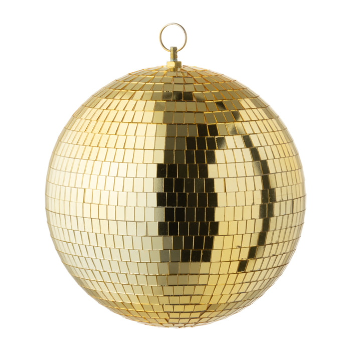 J-Line décoration Boule Disco Miroir - plastique - rose - small
