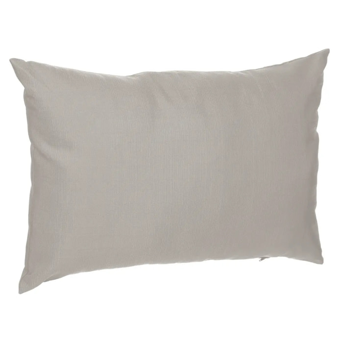 Coussin déco d'extérieur "Korai" taupe 30x50cm en polyester