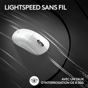Souris Gamer Sans Fil LOGITECH G PRO X SUPERLIGHT 2 LIGHTSPEED Blanc