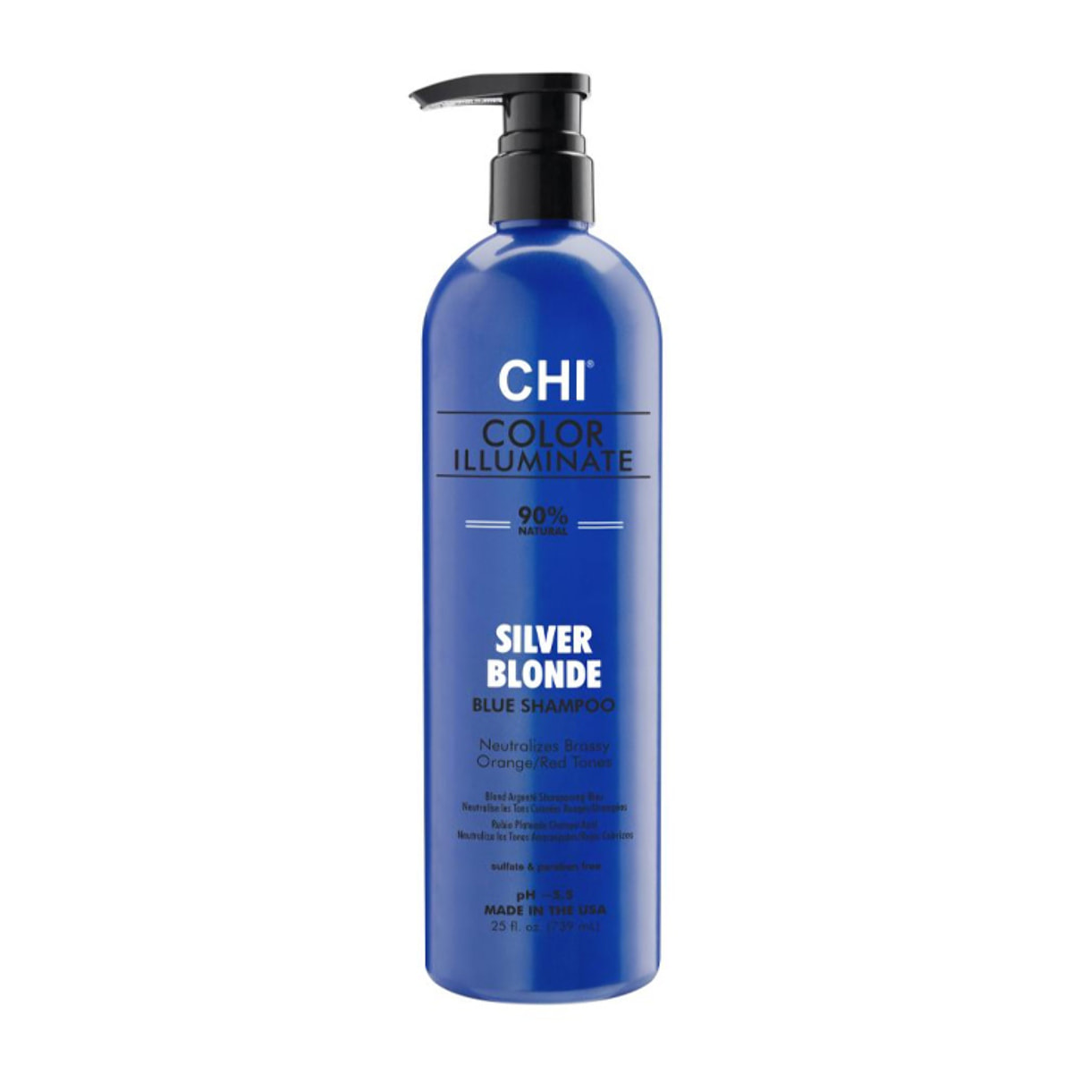 FAROUK CHI Color Illuminante Silver Blonde Blue Shampoo 355ml