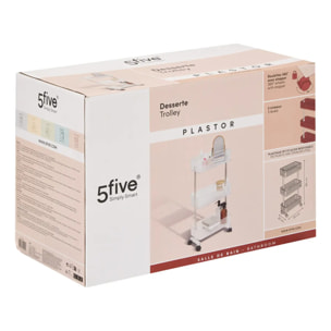 Desserte 3 niveaux H28.5cm