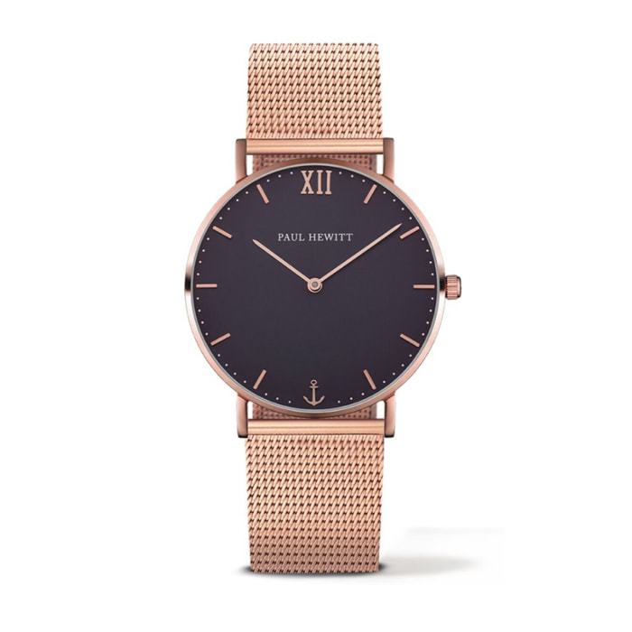 Reloj Paul Hewitt SA-R-SM-B-4S Unisex Analogico Cuarzo con Correa de Acero inoxidable