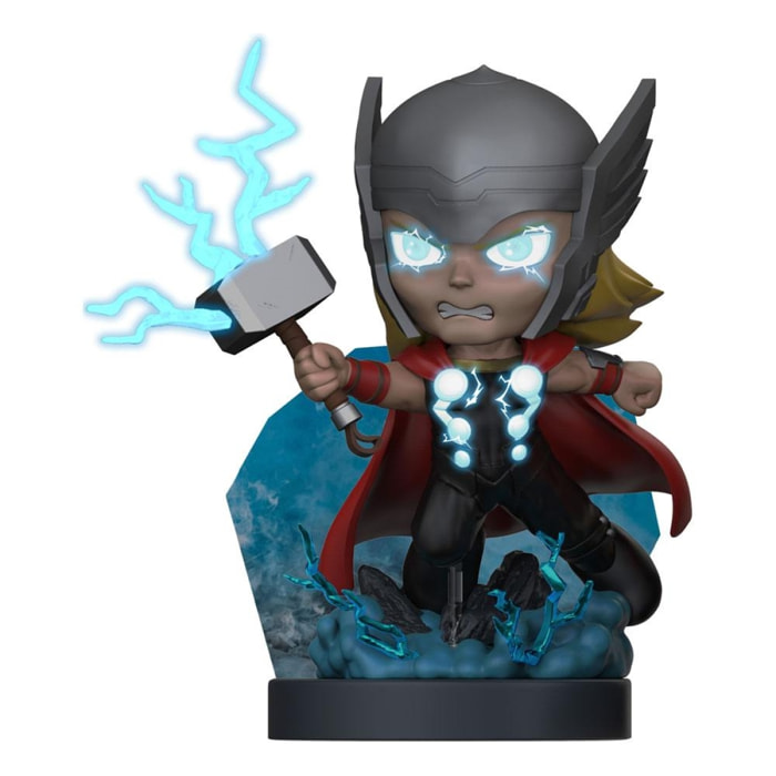 Marvel Superama Diorama Thor God Mode (black Light) Esclusiva 17 Cm The Loyal Subjects