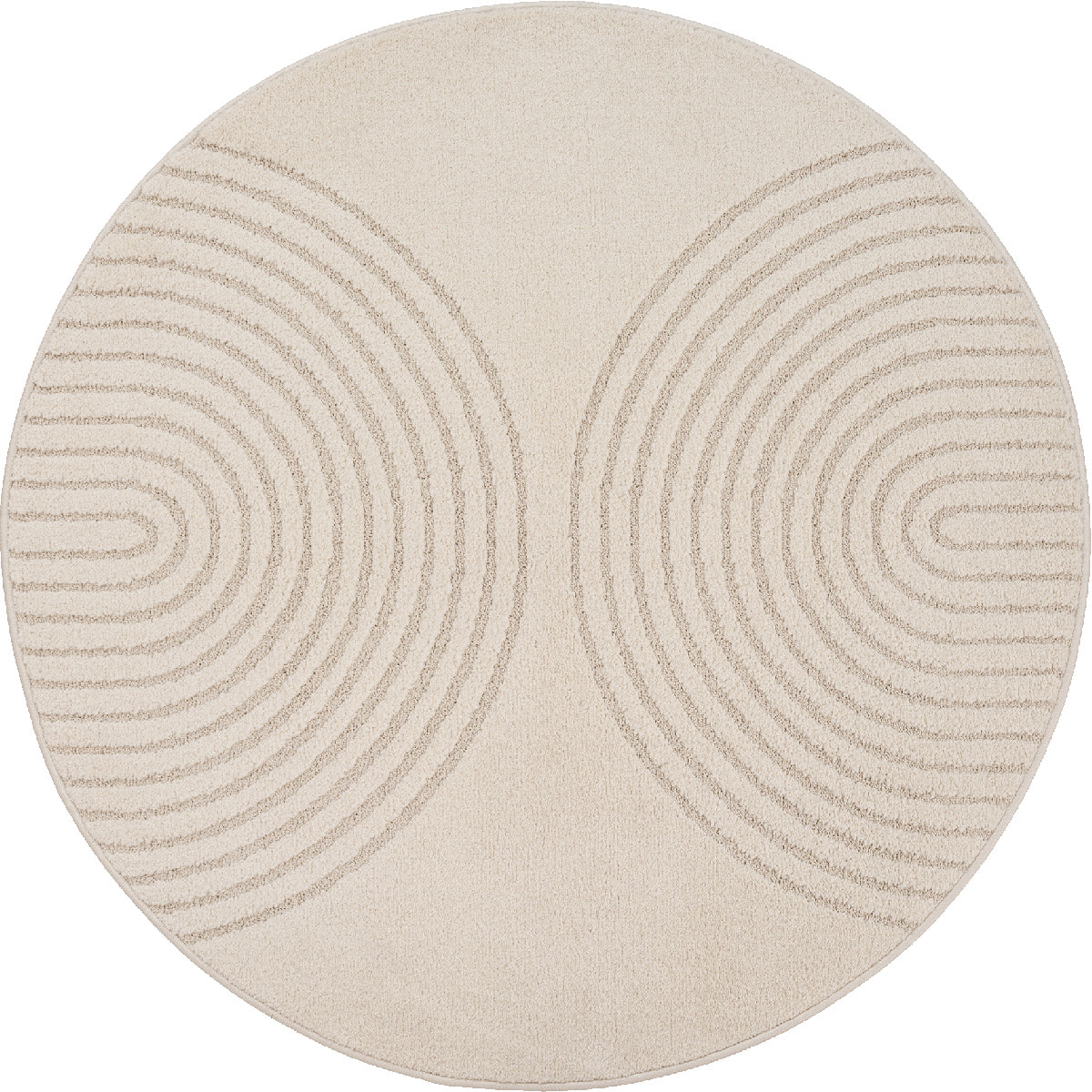 Tapis rond JOKO Tapis doux en relief