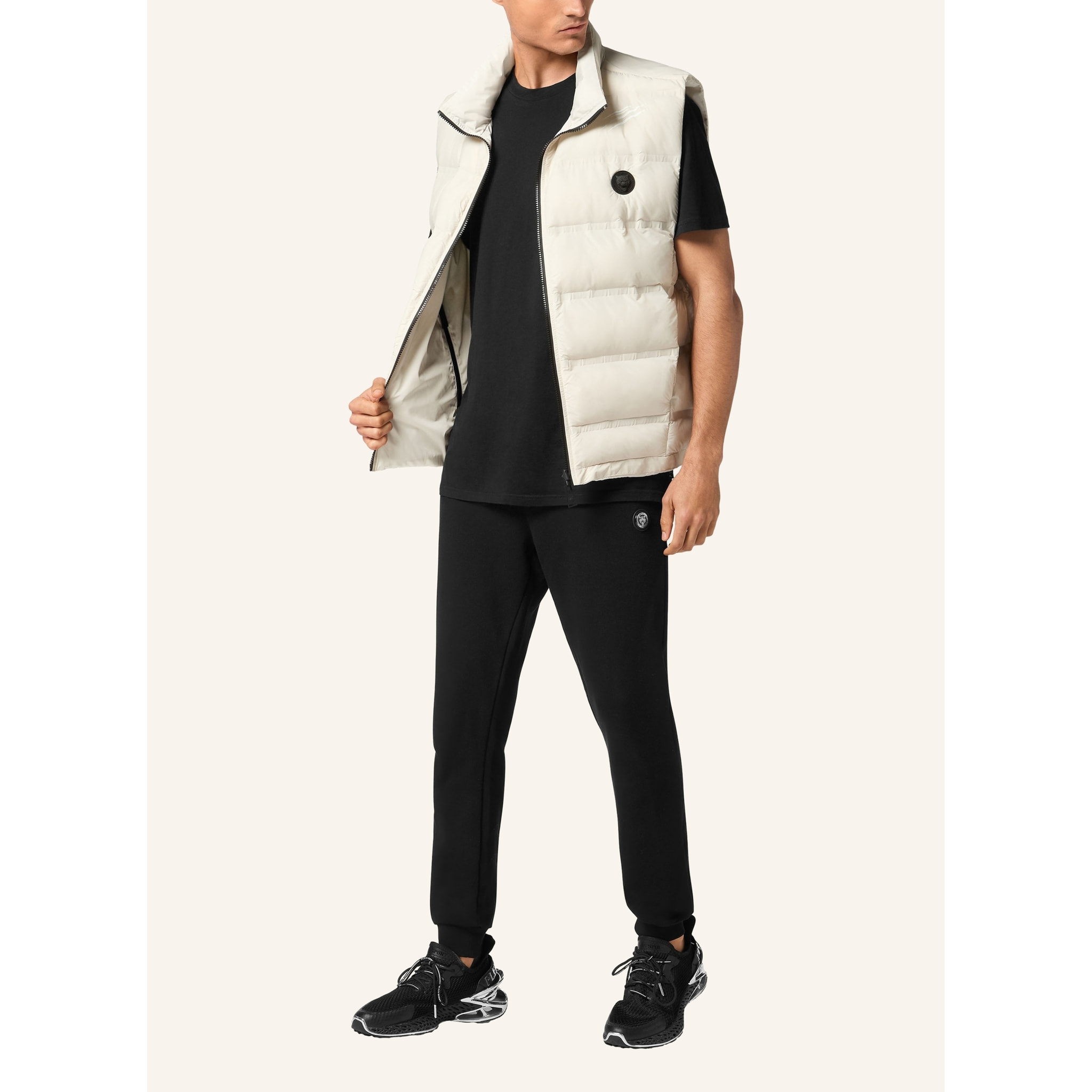 PLEIN SPORT Piumino senza maniche SCRATCH