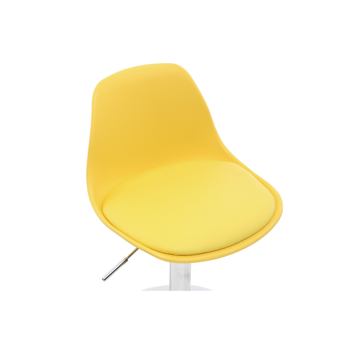 Chaise de bureau design enfant jaune STEEVY